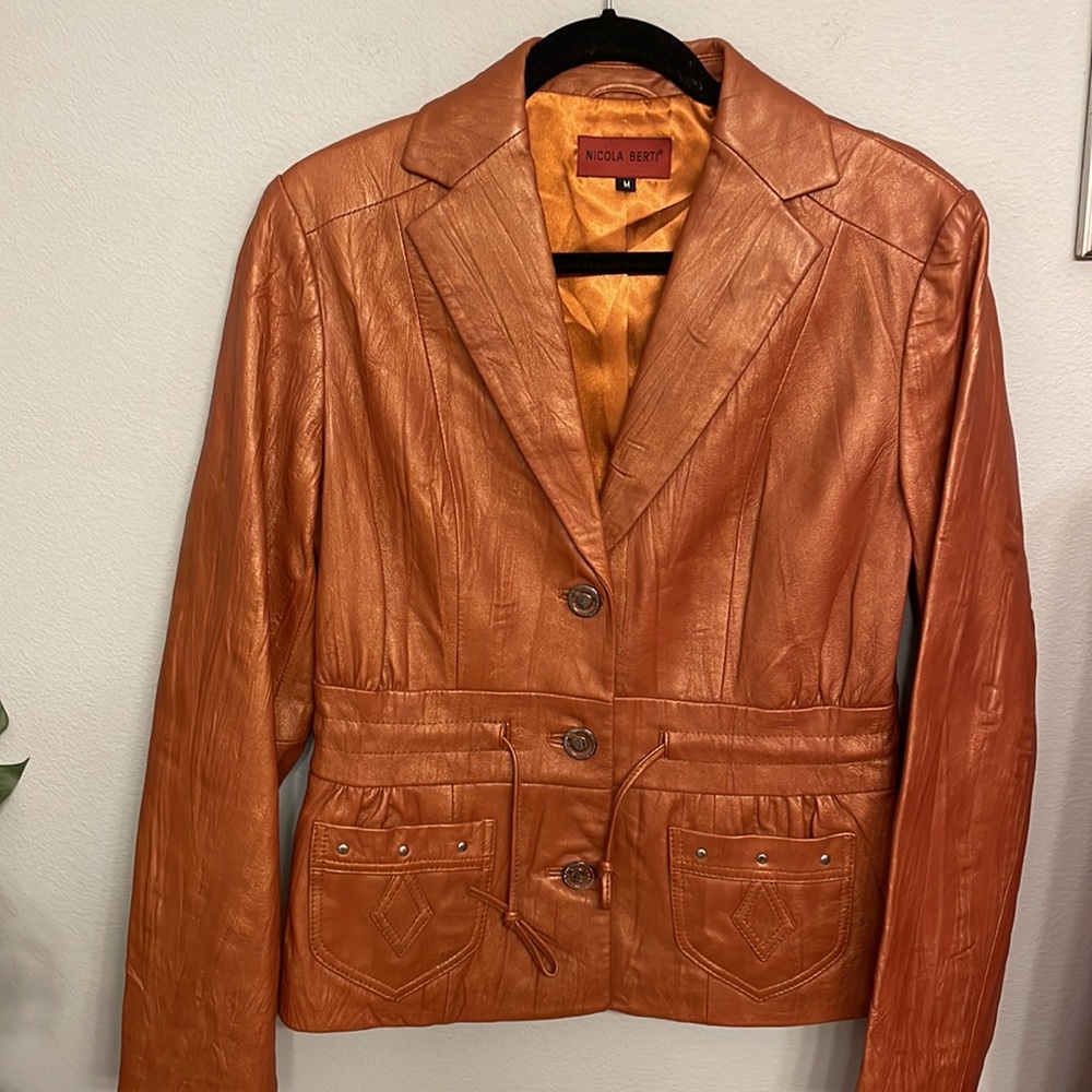 Nicola Berti Italian leather jacket